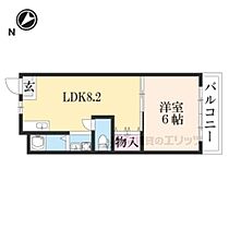 京都府京田辺市大住関屋（賃貸マンション1LDK・3階・30.00㎡） その2