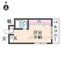 京都府京都市伏見区桃山町鍋島（賃貸マンション1R・2階・19.24㎡） その2