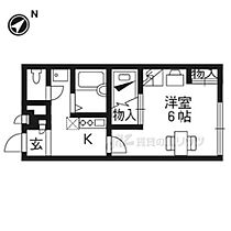 レオパレス一休寺道 204 ｜ 京都府京田辺市薪天神堂（賃貸アパート1K・2階・20.28㎡） その2