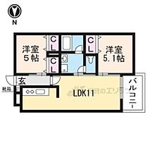 京都府京都市山科区勧修寺東出町（賃貸マンション2LDK・5階・47.05㎡） その1