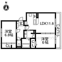 リバーフロント鴨川 302 ｜ 京都府京都市伏見区羽束師鴨川町（賃貸アパート2LDK・3階・58.07㎡） その2