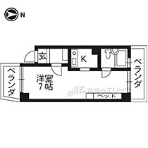 Ｋ＆Ｃコート 203 ｜ 京都府向日市寺戸町殿長（賃貸マンション1R・2階・23.63㎡） その2