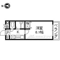 サンロイヤル藤ノ森 105 ｜ 京都府京都市伏見区深草西浦町5丁目（賃貸マンション1K・1階・25.00㎡） その2