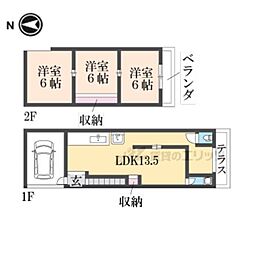 🉐敷金礼金0円！🉐京都地下鉄東西線 東野駅 徒歩17分