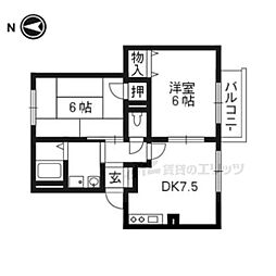 間取図画像 2DK