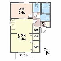 フレグランスヤマソウ　Ｃ棟 201 ｜ 長野県長野市大字稲葉（賃貸アパート1LDK・2階・42.78㎡） その2