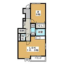 リリーハイツ富竹　B 101 ｜ 長野県長野市大字富竹（賃貸アパート1LDK・1階・43.12㎡） その2