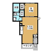 ジェルメ　1 103 ｜ 長野県長野市青木島町綱島（賃貸アパート1LDK・1階・32.44㎡） その2