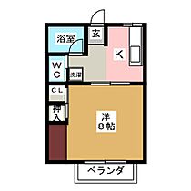 アサジハイツ 101 ｜ 長野県長野市中御所４丁目（賃貸アパート1K・1階・28.30㎡） その2