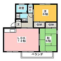 ハイライズ大津　Ｂ棟 101 ｜ 長野県長野市大字石渡（賃貸アパート2LDK・1階・51.84㎡） その2