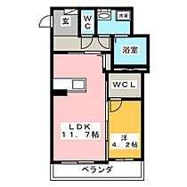 ベレオ西長野 302 ｜ 長野県長野市大字西長野（賃貸マンション1LDK・3階・43.51㎡） その2