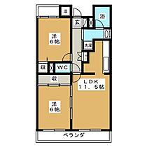 メゾンレーベン 102 ｜ 長野県長野市大字鶴賀七瀬南部（賃貸マンション2LDK・1階・60.80㎡） その2