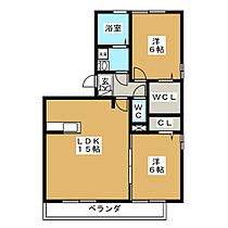 長野県長野市大字鶴賀七瀬（賃貸アパート2LDK・1階・61.32㎡） その2