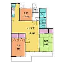 長野県長野市大字栗田（賃貸マンション3LDK・2階・68.23㎡） その2