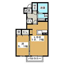 ショコラ 102 ｜ 長野県長野市平林２丁目（賃貸アパート1LDK・1階・41.30㎡） その2