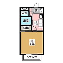 アプリコット山中 202 ｜ 長野県長野市大字小柴見（賃貸アパート1K・2階・25.92㎡） その2