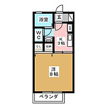 アネーロ和田　Ｂ 201 ｜ 長野県長野市大字西尾張部（賃貸アパート1K・2階・26.78㎡） その2