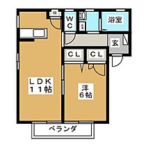 ラフランス　Ｂ棟 101 ｜ 長野県長野市安茂里小市３丁目（賃貸アパート1LDK・1階・43.75㎡） その2