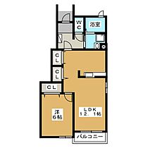 フランB 101 ｜ 長野県長野市松代町西条（賃貸アパート1LDK・1階・45.72㎡） その2