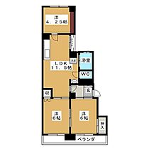 カーサ三輪 207 ｜ 長野県長野市三輪８丁目（賃貸マンション3LDK・2階・56.30㎡） その2