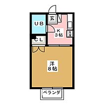 グリーンピア・北 106 ｜ 長野県長野市大字栗田（賃貸アパート1K・1階・23.18㎡） その2