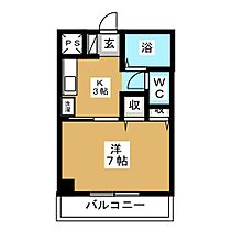 ピュアシティ若里通り 304 ｜ 長野県長野市若里４丁目（賃貸マンション1K・3階・24.80㎡） その2