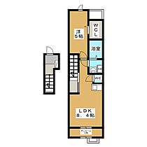 ルネッタ　II 201 ｜ 長野県長野市大字安茂里（賃貸アパート1DK・2階・42.04㎡） その2