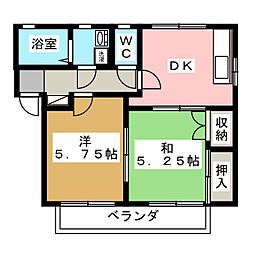間取図画像 2DK