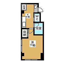 みわ鎌倉館 1Kの間取図画像