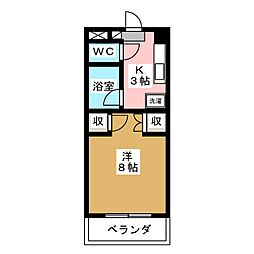 WESTVALLEY 1Kの間取図画像