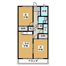 渚スクウェアビレッジ 302 ｜ 長野県松本市渚１丁目（賃貸マンション2LDK・3階・55.00㎡） その2