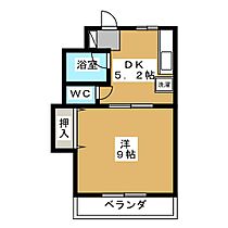 アビタシオン　ハラ 205 ｜ 長野県松本市大字惣社（賃貸マンション1DK・2階・29.57㎡） その2