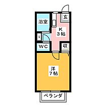 フレグランス郵とぴあＡ 205 ｜ 長野県松本市井川城３丁目（賃貸アパート1K・2階・24.00㎡） その2