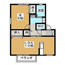 アトリオカルティス 202 ｜ 長野県松本市井川城３丁目（賃貸アパート1LDK・2階・42.11㎡） その2