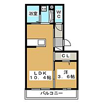 SunPark 庄内　Ａ 202 ｜ 長野県松本市庄内２丁目（賃貸アパート1LDK・2階・35.21㎡） その2