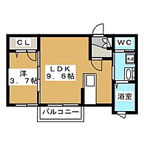 ミッドパレス 101 ｜ 長野県松本市深志３丁目（賃貸アパート1LDK・1階・33.24㎡） その2