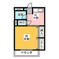 Surplus OneローデアコートB 202 ｜ 長野県松本市大字里山辺（賃貸マンション1K・2階・29.29㎡） その2