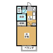 レヨネール・HOSONO 203 ｜ 長野県松本市高宮中（賃貸アパート1K・2階・26.71㎡） その2