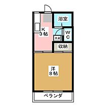 フラワーハイツ松岡 203 ｜ 長野県松本市大字岡田松岡（賃貸マンション1K・2階・24.30㎡） その2