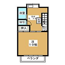 アンサンブル榑木　B 203 ｜ 長野県松本市大字島内（賃貸アパート1K・2階・27.75㎡） その2