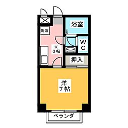 間取図画像 1K