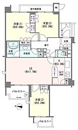 間取図画像 3LDK