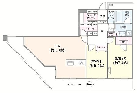 【間取図】新規リノベーション物件。現在空室のため、採寸や細かな部分のチェックも気兼ねなく行えます。