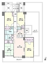 レクセルヒルズ和光 4LDKの間取図画像