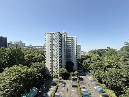 共用廊下からの眺望
