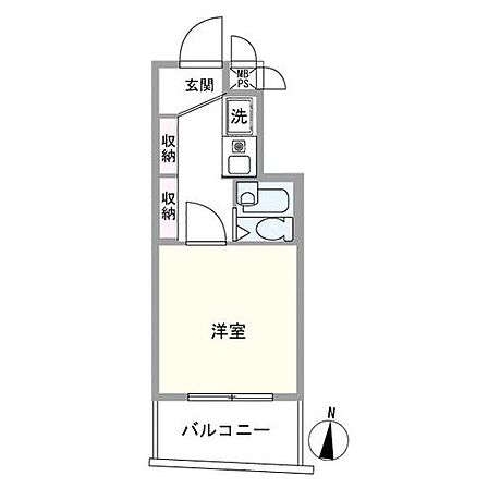 【間取図】室内に洗濯機置場有。自己居住用だけでなく投資用としても利用可。