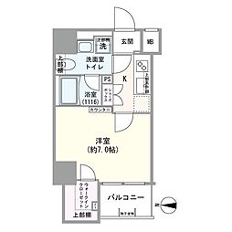 CREVISTA練馬桜台3 1Kの間取図画像