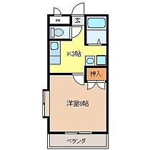 オカダハイツII 106 ｜ 栃木県宇都宮市陽東8丁目20-29（賃貸マンション1K・1階・26.64㎡） その2