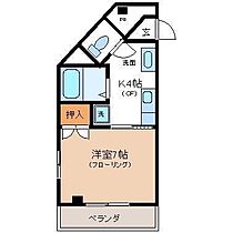 すずめレジデンス 407 ｜ 栃木県宇都宮市雀の宮5丁目6-39（賃貸マンション1K・4階・25.20㎡） その2