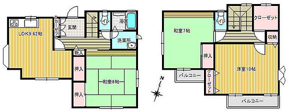 間取りを拡大表示